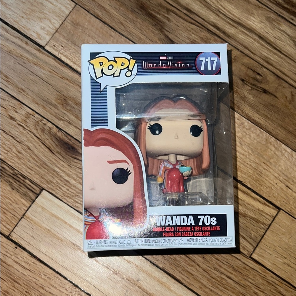 Funko Pop Wanda 70s Red and Blue Vinyl Figure